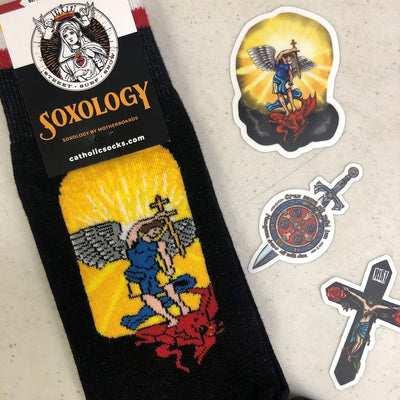St. Michael the Archangel Socks - Made in the USA