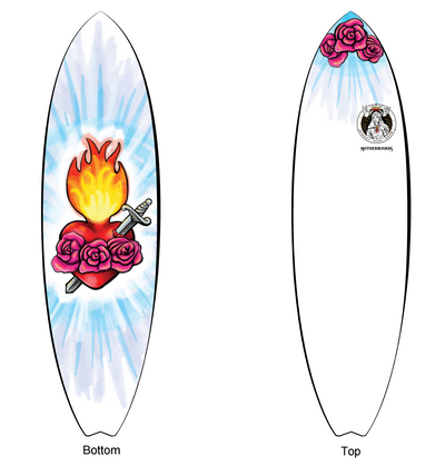 The Immaculate Heart Surfboard - Hybrid Model*