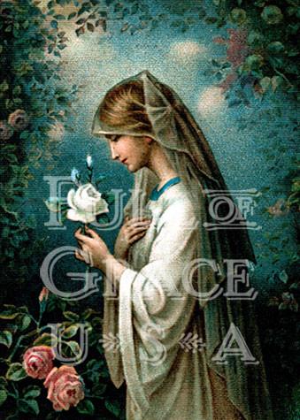 Our Lady of the Mystical Rose Print 5X7