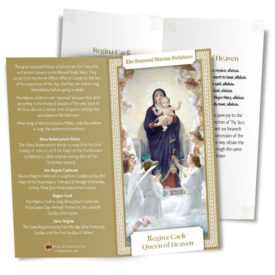 Regina Caeli Holy Card