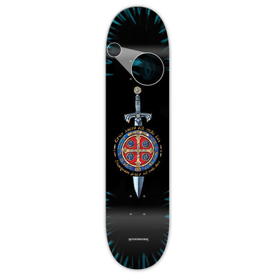 St. Benedict Sword Skateboard Deck
