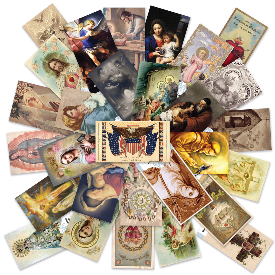 The Works - a complete set of the Full of Grace USA Holy Cards ...